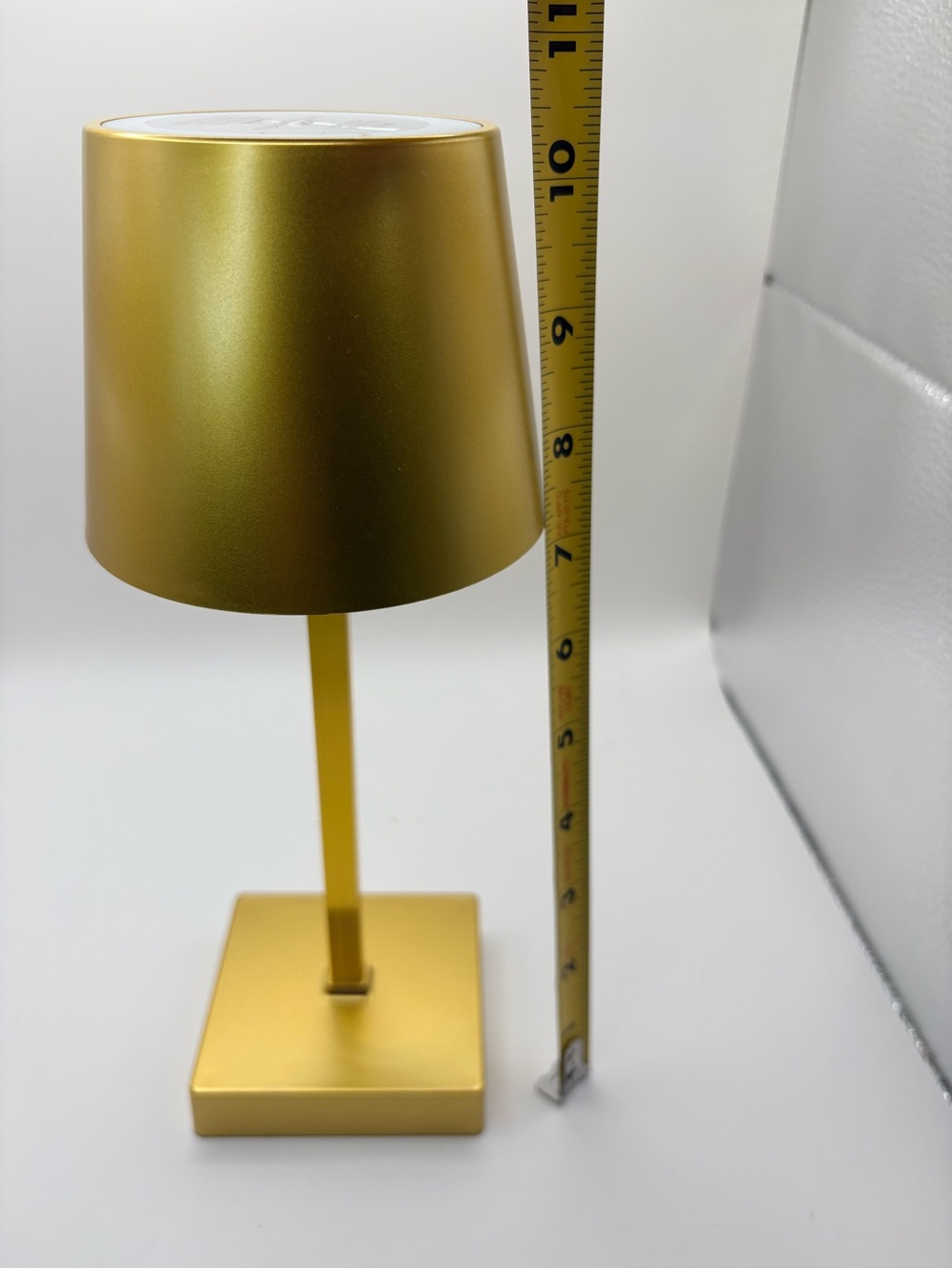Metallic Gold Table Lamp Battery operated